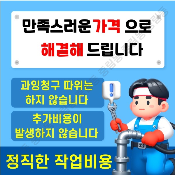 중림동 변기 막힘